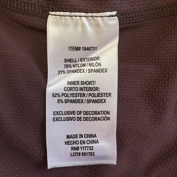 Soybu Resort Skort/Skirt with Shorts, Hand and Zippered Pockets, Purple, XXL NWT - Picture 14 of 15